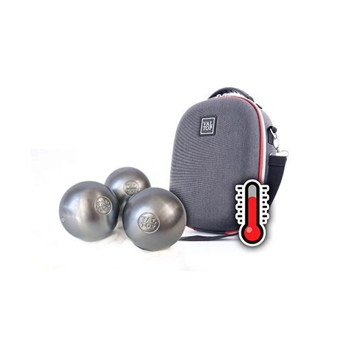 Sacoche chauffante + Triplette Valtop chrome carbone i-Star