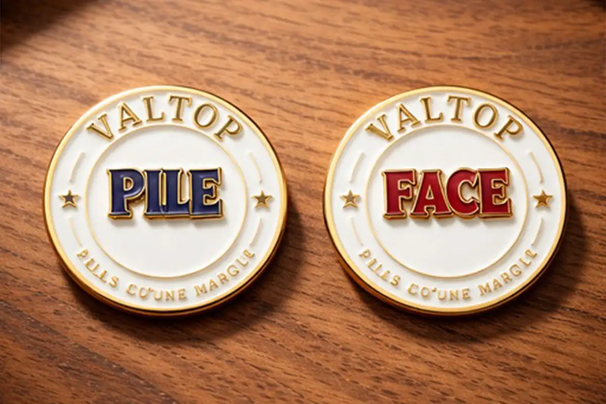 Pièce Valtop – Pile ou Face (Laiton – 3 cm)